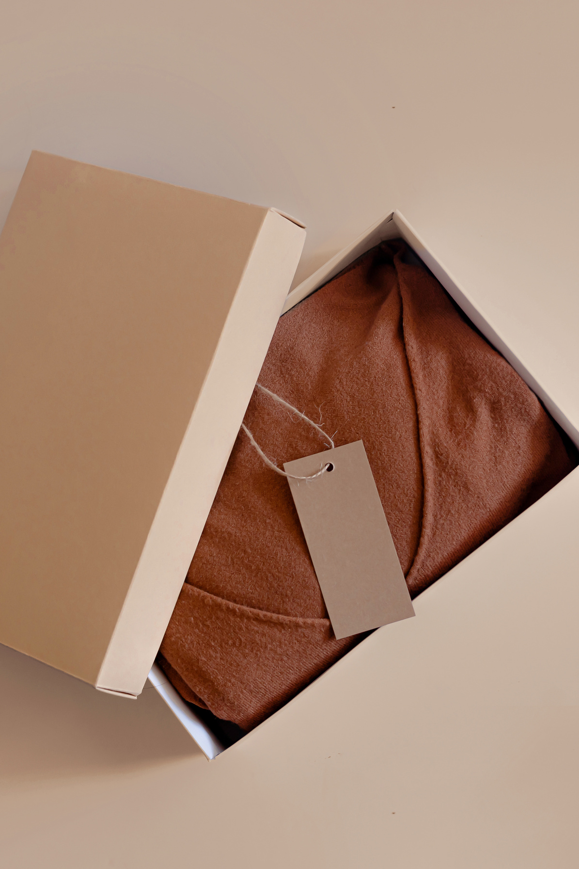 Folded Shirt in Cardboard Box